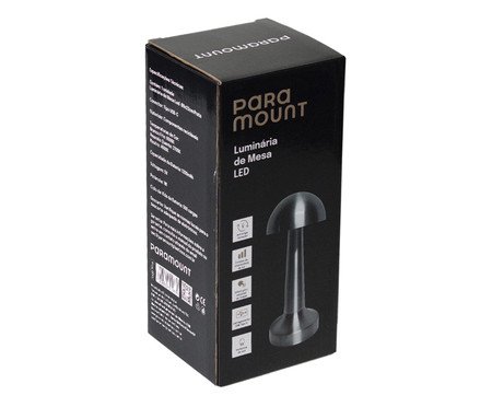Luminária de Mesa LED Naô Prata | Westwing
