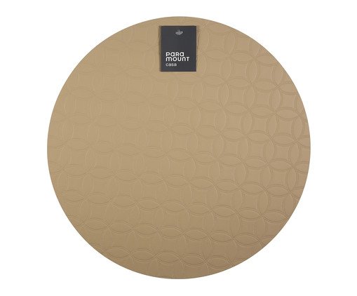 Lugar Americano Redondo Premium Mosaic Areia, beige | WestwingNow
