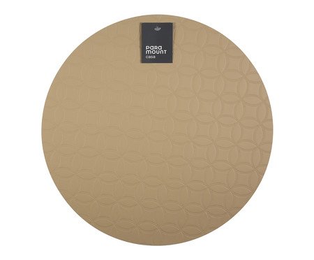 Lugar Americano Redondo Premium Mosaic Areia | Westwing