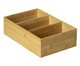 Organizador de Bambu com Divisórias Fiber, Natural | WestwingNow