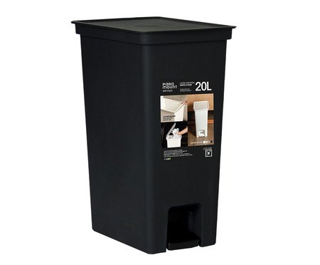Lixeira com Pedal Fly Preto | Westwing