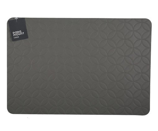 Lugar Americano Retangular Premium Mosaic Cinza, grey | WestwingNow