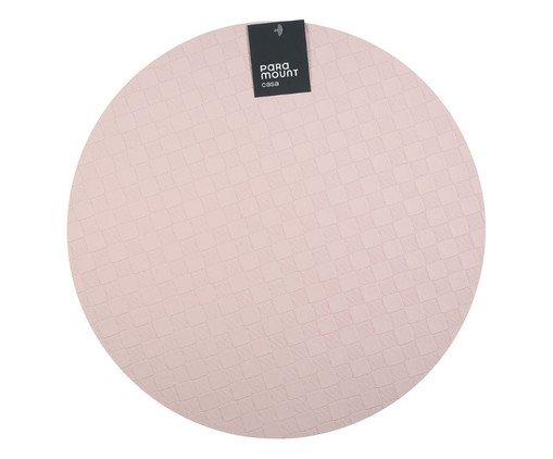 Lugar Americano Redondo Premium Cube Rose, Rose | WestwingNow