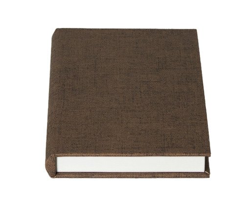 Livro-Caixa Decorativo Farin Marrom, brown | WestwingNow