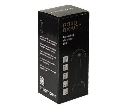 Luminária de Mesa LED Naô Preto | Westwing