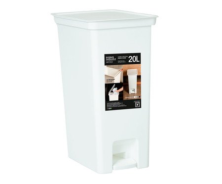 Lixeira com Pedal Fly Branco | Westwing