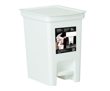 Lixeira com Pedal Fly Branco | Westwing