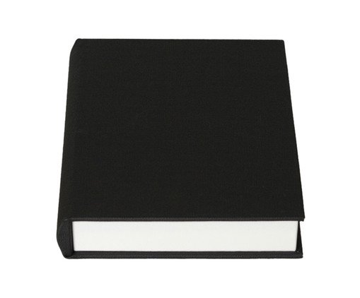 Livro-Caixa Decorativo Calis Preto, black | WestwingNow