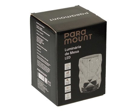 Luminária de Mesa LED Zalo Transparente | Westwing