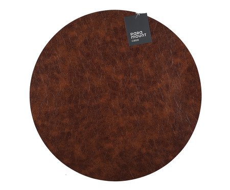 Lugar Americano Redondo Premium Tex Marrom | Westwing