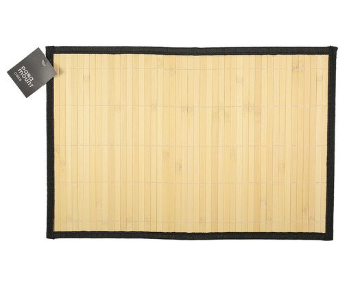 Lugar Americano Premium Bambu Carcin Preto, black | WestwingNow