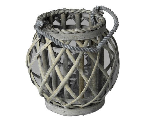 Lanterna Decorativa Vante Cinza, grey | WestwingNow