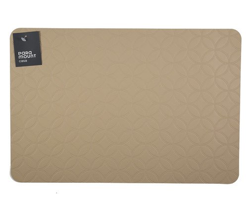 Lugar Americano Retangular Premium Mosaic Areia, beige | WestwingNow