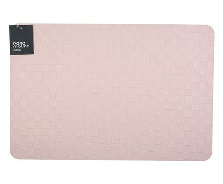 Lugar Americano Retangular Premium Cube Rose | Westwing