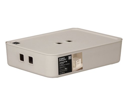 Organizador com Tampa Fly Creme, beige | WestwingNow