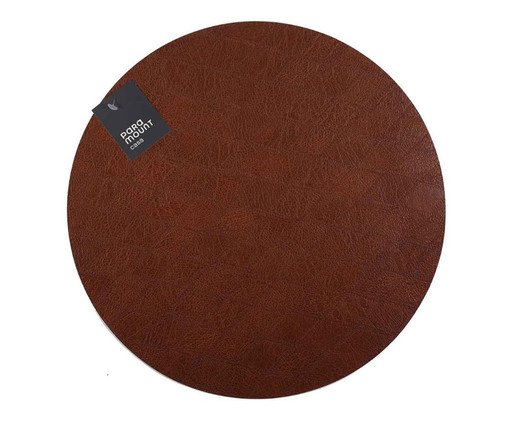 Lugar Americano Redondo Premium Diamond Marrom, brown | WestwingNow