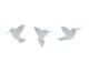Jogo de Adorno de Parede Birds - Branco, Branco | WestwingNow