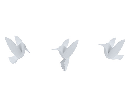 Jogo de Adorno de Parede Birds - Branco | WestwingNow