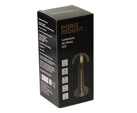 Luminária de Mesa LED Naô Dourado | Westwing