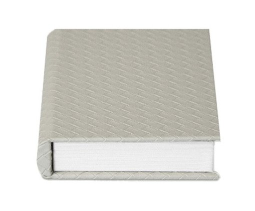 Livro-Caixa Decorativo Rog Cinza, grey | WestwingNow