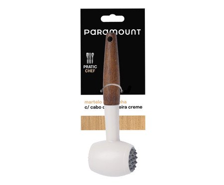 Martelo para Carne com Cabo de Madeira Creme | Westwing