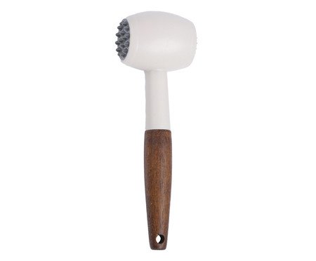 Martelo para Carne com Cabo de Madeira Creme | Westwing