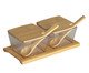 Jogo de Porta Condimentos de Bambu Niva, wood pattern | WestwingNow