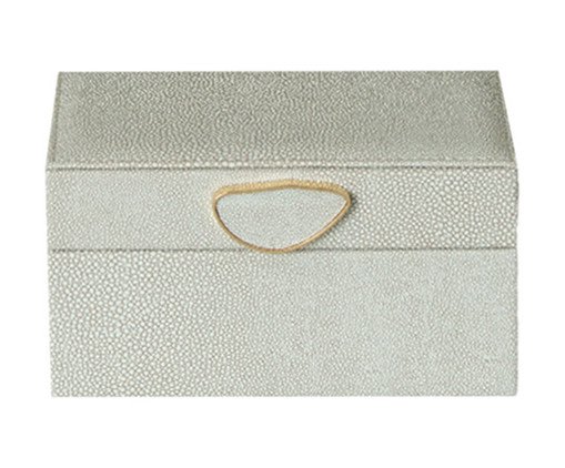 Caixa Decorativa Tera Cinza, grey | WestwingNow
