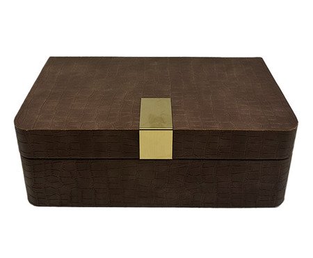 Caixa Decorativa Mephis Conhaque | Westwing
