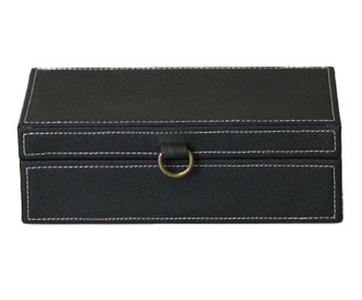 Caixa Decorativa Asáh Preto, black | WestwingNow