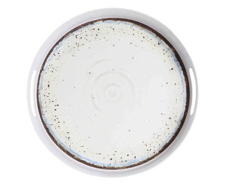 Bandeja de Melamina com Alça Romma Branco | Westwing