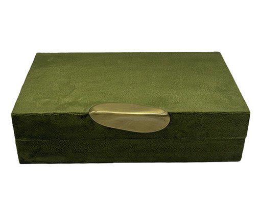 Caixa Decorativa Undu Esmeralda, green | WestwingNow