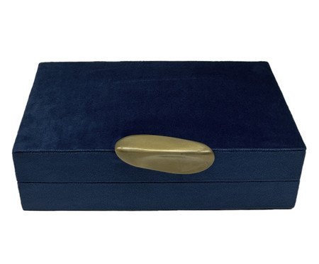 Caixa Decorativa Vibrantia Azul Safira | Westwing
