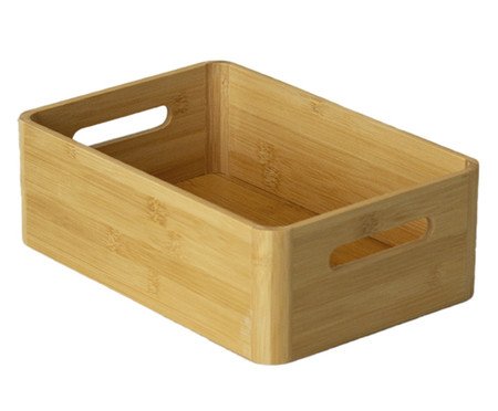 Caixa Organizadora de Bambu com Alça Puda II Natural | Westwing