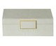 Caixa Decorativa Ater Cinza, grey | WestwingNow
