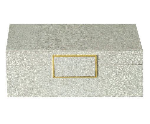 Caixa Decorativa Ater Cinza, grey | WestwingNow