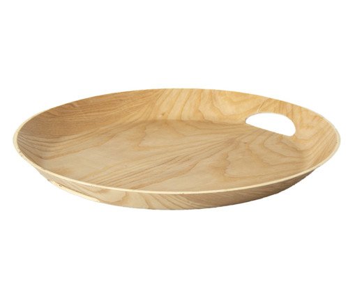 Bandeja Oval de Bambu com Alça Epy Bege, beige | WestwingNow