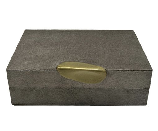Caixa Decorativa Zesty Cinza, grey | WestwingNow