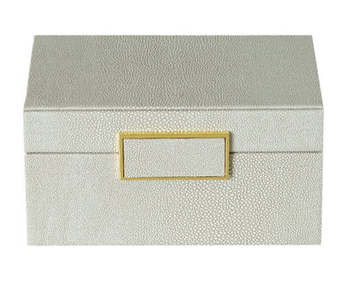Caixa Decorativa Osuc Cinza, grey | WestwingNow