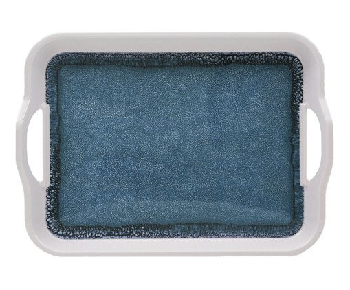 Bandeja de Melamina com Alça Fagus Azul, blue | WestwingNow