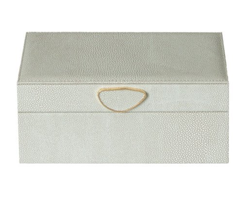 Caixa Decorativa Nalis Cinza, grey | WestwingNow
