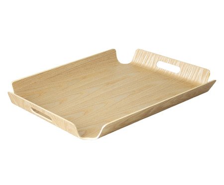 Bandeja de Bambu com Alça Nill Natural | Westwing