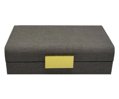 Caixa Decorativa Stash Gelo, Natural | WestwingNow