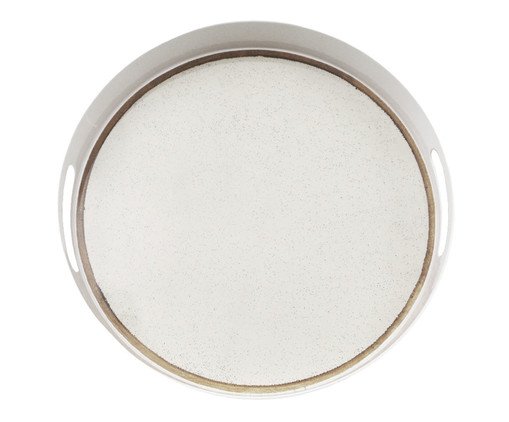 Bandeja de Melamina com Alça Caliaes Creme, beige | WestwingNow
