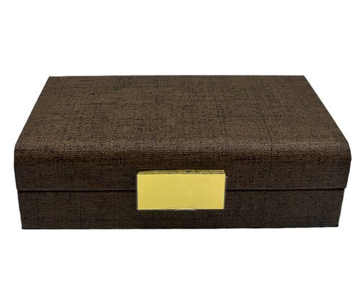 Caixa Decorativa Cray Marrom, brown | WestwingNow