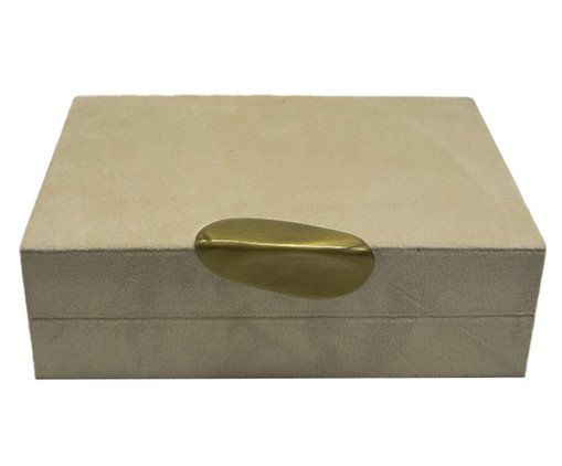 Caixa Decorativa Prisma Marfim, grey | WestwingNow