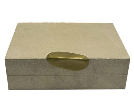 Caixa Decorativa Prisma Marfim | Westwing