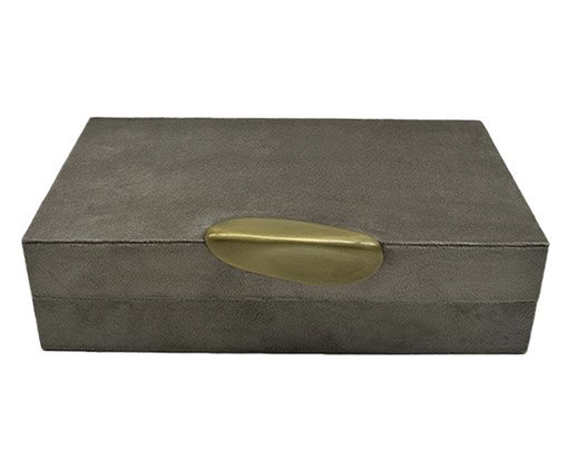 Caixa Decorativa Tialis Cinza, grey | WestwingNow