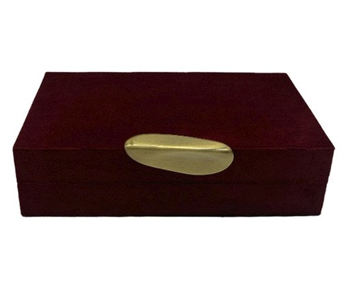 Caixa Decorativa Eclectus Bordo, red | WestwingNow