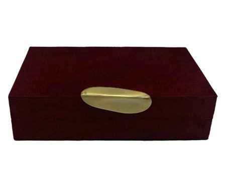 Caixa Decorativa Eclectus Bordo | Westwing